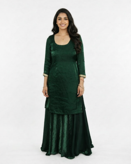 Custom Stitched Kurti – Straight Fit